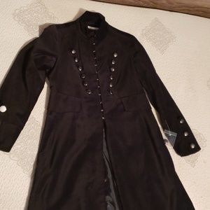 Black velvet calvary jacket